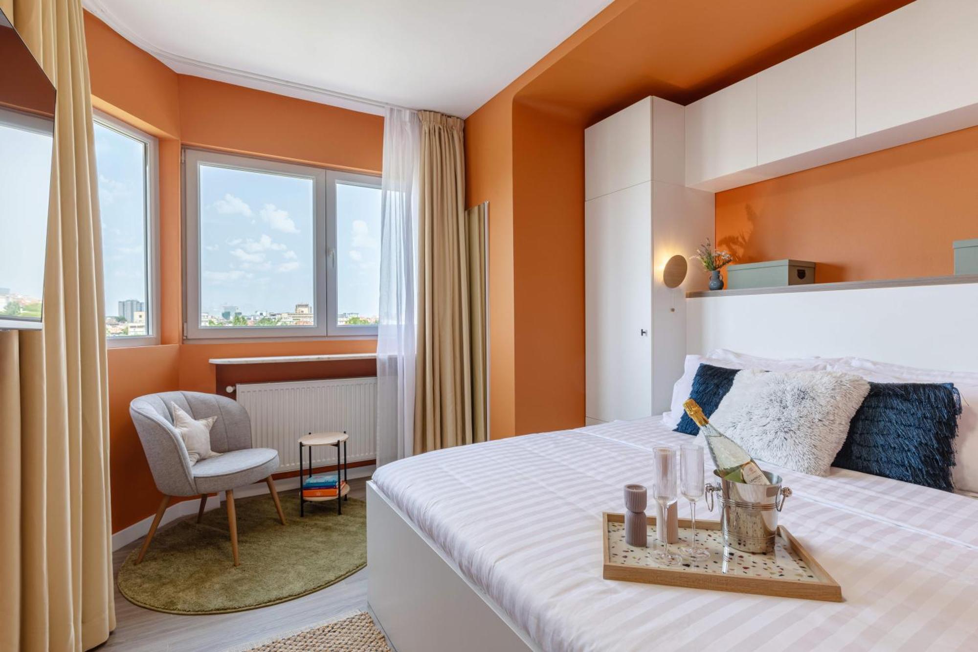 Appartamento Playful & Bright 1Br Near The Faculty Of Law Bucarest Esterno foto